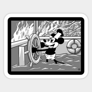 Steamboat Willy Sticker